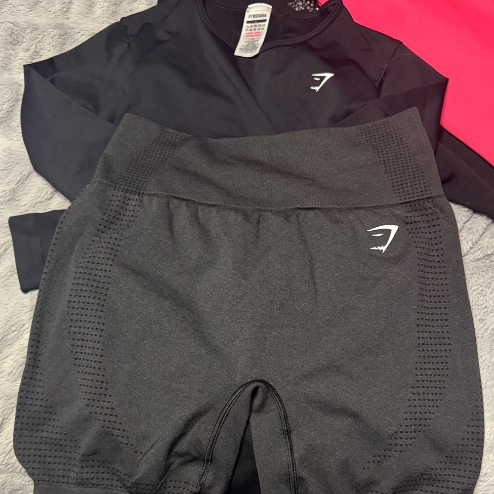 Gymshark Black Activewear Set